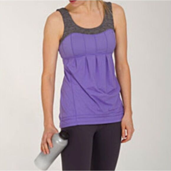 MOVING SALE Lululemon Sunset Tank Drawstring Mesh Workout Athletic Exercise Top - Picture 1 of 9